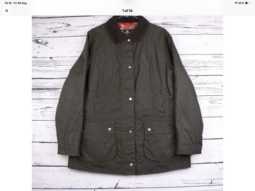 Ladies barbour jacket size - jacket,
