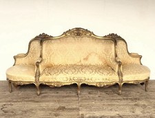 Huge Gilt Conversation Sofa
