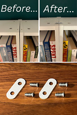 GapCloser Brackets - Close Gaps for IKEA BILLY Bookcases | No Drilling Needed