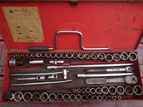 Vintage britool socket set - set, na