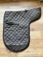 Nytack Brown Numnah Straight Cut Showing Dressage Cob Size