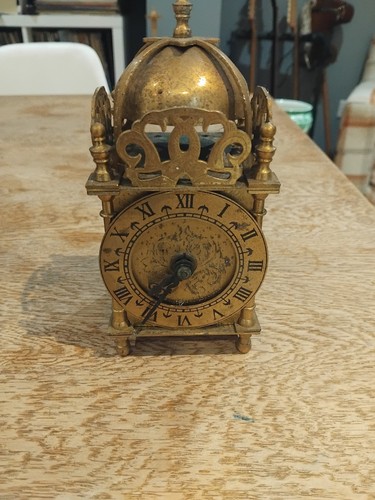 Smiths lantern clock brass - lantern,