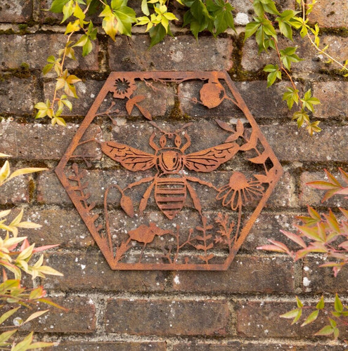 Large bumble bee metal - large,