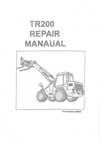 Matbro telehandler tr200 - telehandler,