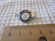 ULSTER GRAND PRIX SUPPORTERS CLUB SILVER JUBILEE 1988 VINTAGE PIN BADGE   (# 84)