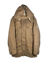 Murphy&Nye SailmakersRegular Fit Quilted Denim Hooded Parka Jacket Mens Size L