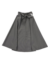 MSGM plaid skirt with bow belt - UK Women's 12