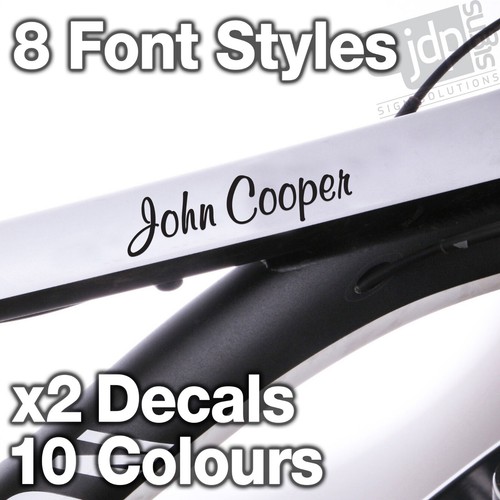 Personalised bike frame - personalised,