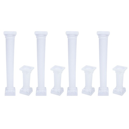 8pcs roman column cake - 8pcs, pillars