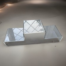 Clear Acrylic 3 Step Podium Display Riser - Shoe Shop - Gift Shop - Retail