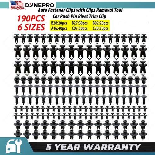 190pcs bumper clips retainer - 190pcs,