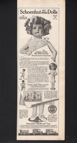 1915 schoenhut doll - 1915,
