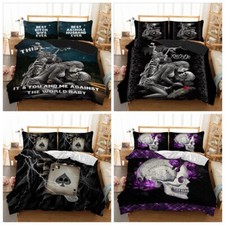 Gothic Skull Duvet Cover Set