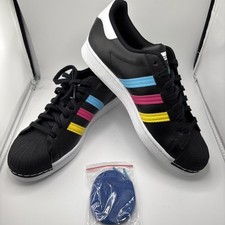 Adidas Superstar Pride Black Mens  Trainers FU9520  uk size 9.5