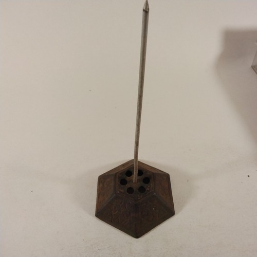 Vintage receipt spike - spike, octagon