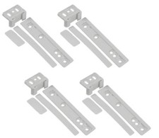 UNIVERSAL Integrated Fridge Door Slide Mounting Bracket Slider Kit (pack of 4)