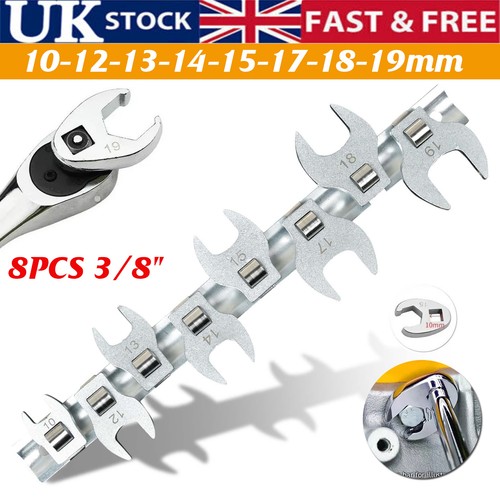 8pc crows foot - crows, spanner