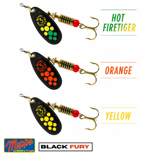 Mepps black fury - black,