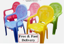 Kids Plastic Chairs Multicolor Children Tea Party Garden Chairs Indoor Outdoor