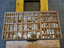 Letterpress Font TYPE ( 30 Point Garamond ) w/ California Job Case AS-IS