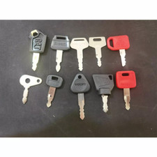 10 Key Master Key Ignition For Agricultural Heavy Plant Machinery Digger Tractor