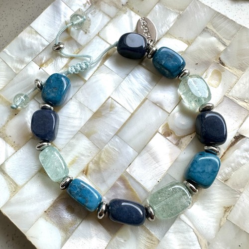 Lola rose blue green - rose, gemstone