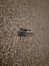 VINTAGE MONACO GRAND PRIX F1 FORMULA 1 RACING CAR ENAMEL PIN BADGE RARE