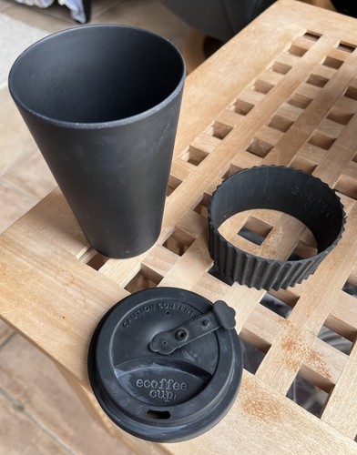 14oz all black reusable coffee - 14oz,