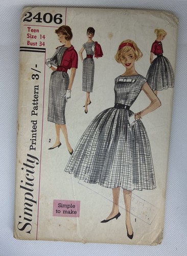 Vintage 1950s simplicity - simplicity, 2406