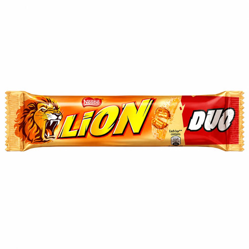 Lion white chocolate - white, duo