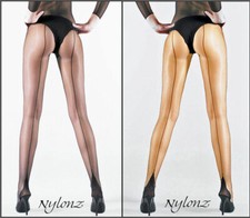 2 Pairs NYLONZ Seamed Sheer To