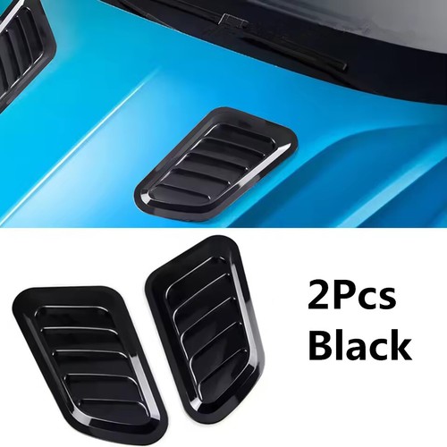 Car black front hood - hood, air