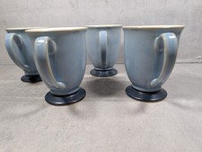 4 x Denby Blue Jetty Blue
