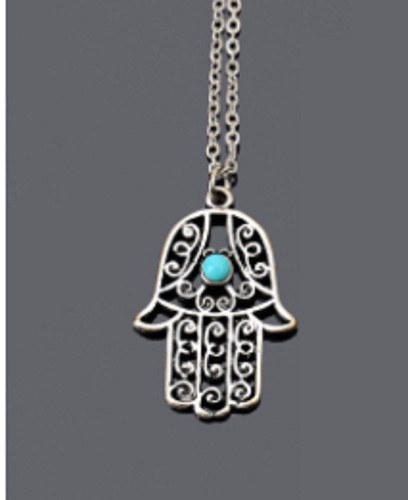 Hamsa hand pendant - hand, fatima
