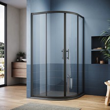 Black Frame Quadrant Shower