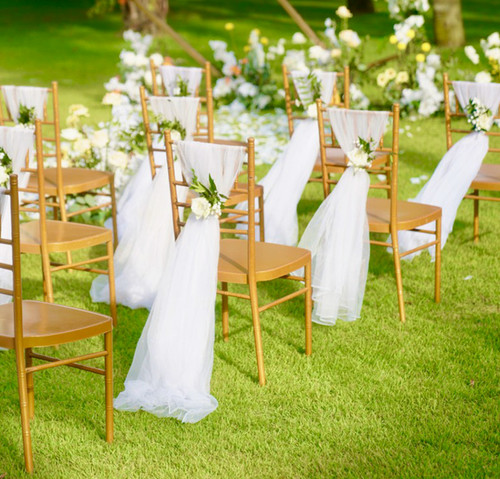 30pcs chiffon chair - 10/20/30pcs,