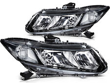 Pair Headlight Assembly For 2012 2013 2014 2015 Honda Civic 4Dr Sedan/2Dr Coupe
