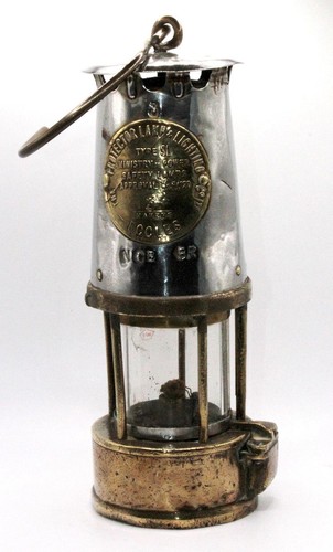 Genuine vintage miners lamp - miners,