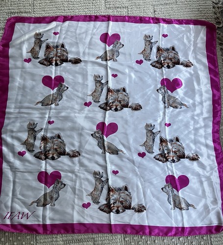 Vintage ifaw silk scarf - vintage,