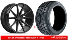 Alloy Wheels & Tyres 19" Inovit Frixion 5 For Skoda Octavia vRS [Mk2] 05-13