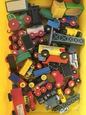 Bundle Of Wooden Trains Brio