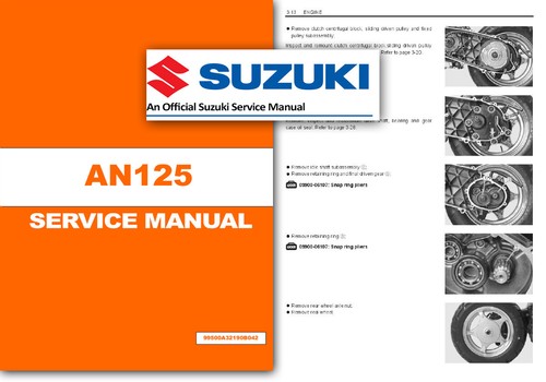Suzuki an125 workshop - suzuki, service