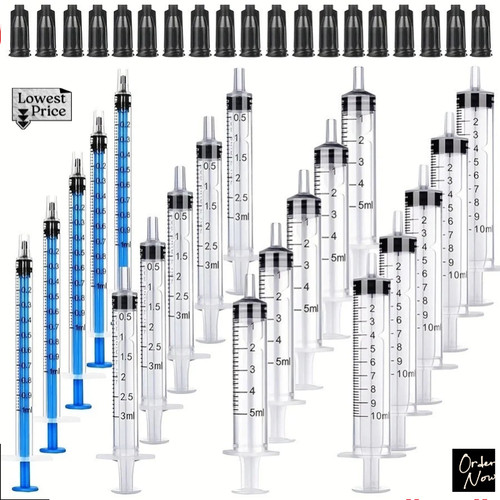 20pcs syringe with cap 1ml - with,