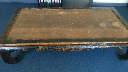 Chinese opium table - opium,