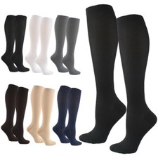Compression Socks Men & Women Varicose Veins Anti-Fatigue Sports Travel Running.