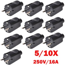 5/10x Euro Schuko Plug