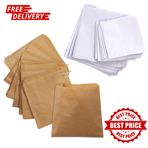 White brown strung kraft - brown,