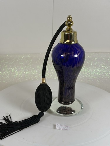 Vintage perfume bottle - vintage, cobalt