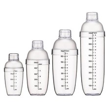 Shaker 700/500/300ml Plastic Cocktail Shaker Bartender Tool