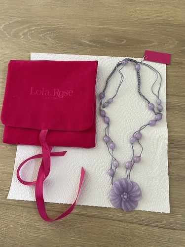 Lola rose necklace bnwt - rose,